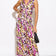 Sleeveless Twist Wrap Maxi Dress in Pink Leopard print