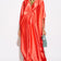 Satin Oversize Maxi Dress/Tunic in Coral